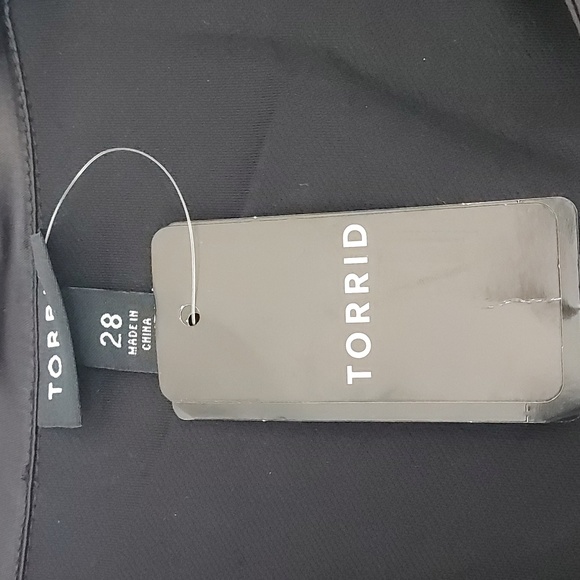 Torrid Mini Tuxedo Dress Black Size 28 - Picture 6 of 7